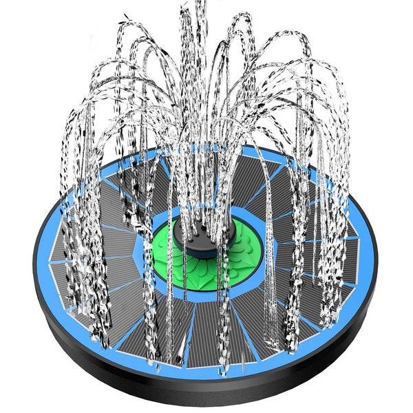 7 Different Spray Heads 3.5W Solar Fountain Pump Energy-saving Plants Watering Kit Water Fountain Pump Kit for Bird Bath,Garden,Pond,Pool