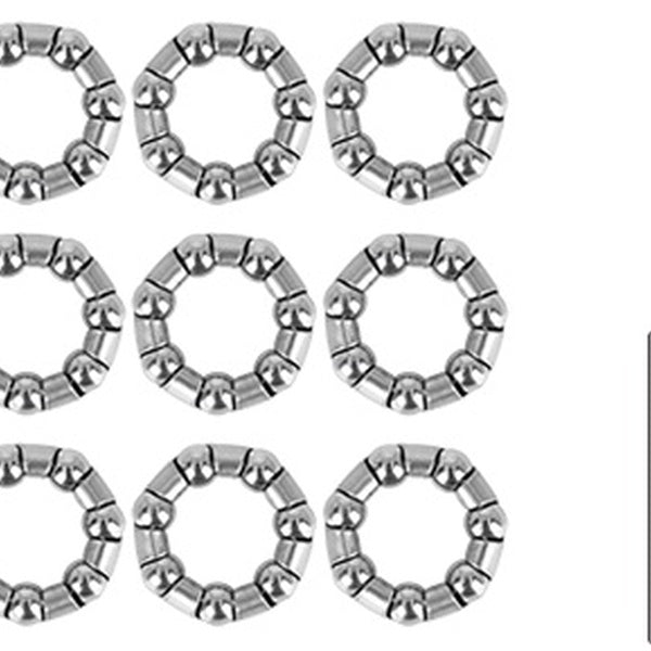 12 pièces 25mm x 7 cages à roulement à billes roulements à manivelle retenue de roulement de roue arrière pour vélo