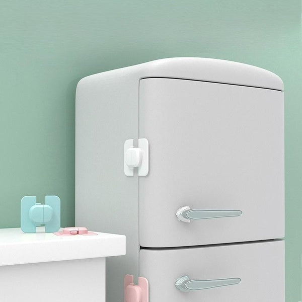 1Pc Home Refrigerator Lock Fridge Freezer Door Locks For Kids Safety Baby Safety Child Lock No Drilling Self Adhesive