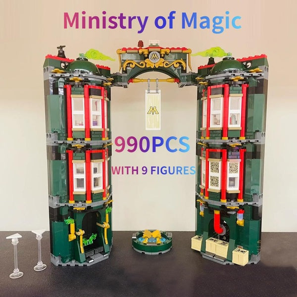 New movie series Ministry of Magic model building block toys kids educational toys kids gifts Christmas gifts