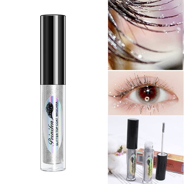 Glitter diamond mascara glitter glitter glitter long-lasting waterproof and non-dizzy mascara