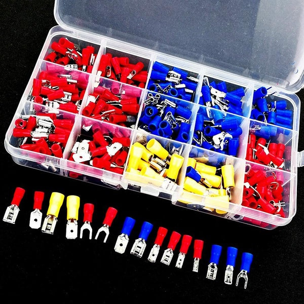 Terminal preventscorrosion Wire 280PCS Assorted Insulated Set Spade Kit Connector Crimp Electrical diy