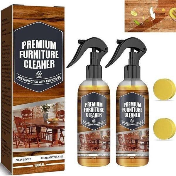 Premium Furniture Cleaner Beewax Spray Wood Maintenance Cleaning Polishing Care Beeswax Stain Removal Brightening Wear-resistant Wax Furniture Care