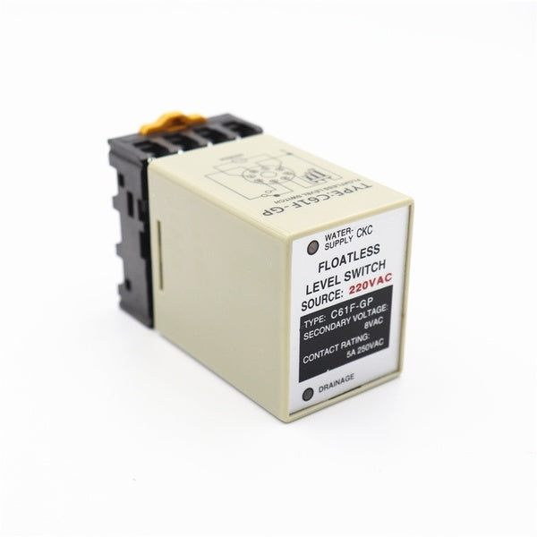 Liquid level relay C61F-GP water level controller 220V 380V water tower water tank water pump water level switch 8 feet