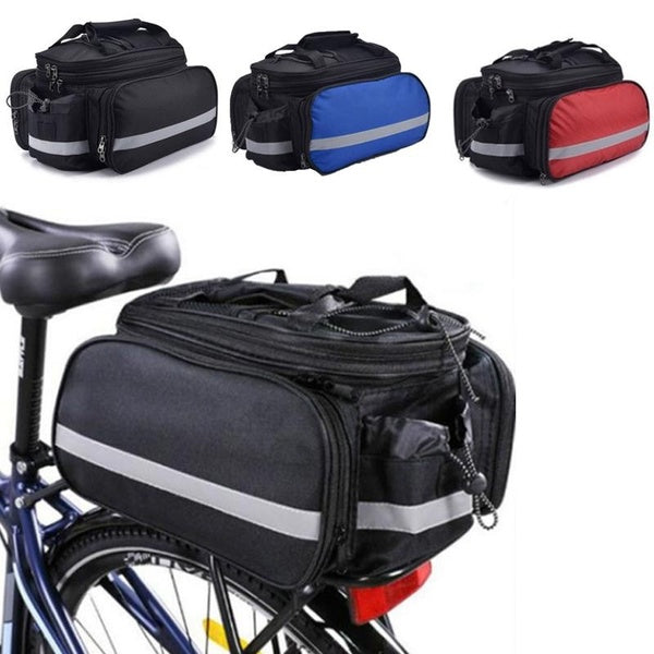 Bicycle Pannier Bag Waterproof Bike Rear Rack Bag Bike Seat Pannier Cycling Rear Carrier Bag Road Bike Storage Bag