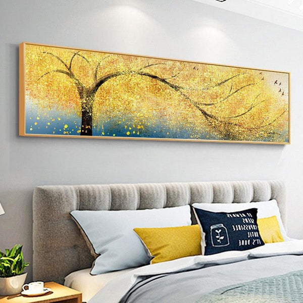 5D Diamond Painting Golden Rich Tree Full Diamond Art Embroidery Large Restaurant Office Home Decoration Diamond Cross Stitch Kits