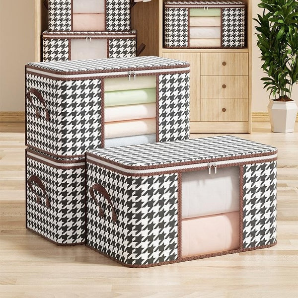 Quilt Clothes Storage Bag Large Portable Wardrobe Organizer Quilt Clothes Storage Bag Waterproof Household Clothes Organizer