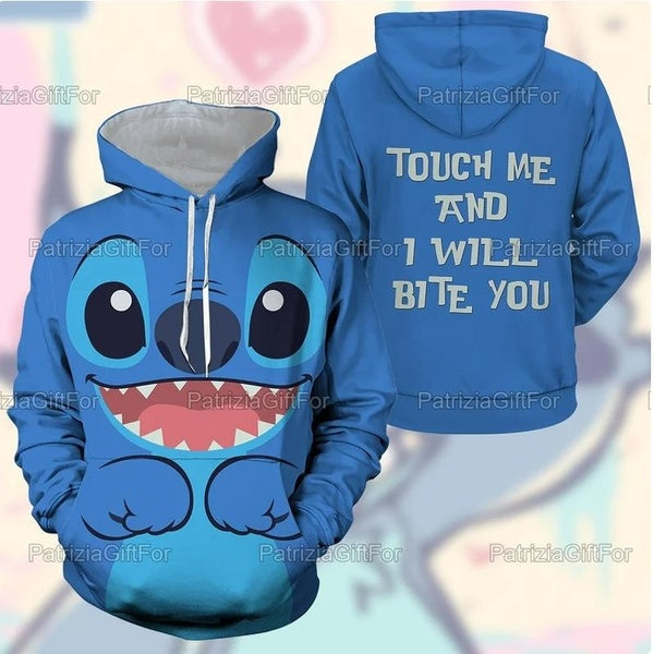 Cartoon Funny Long Sleeved 3D HOODIE Gift