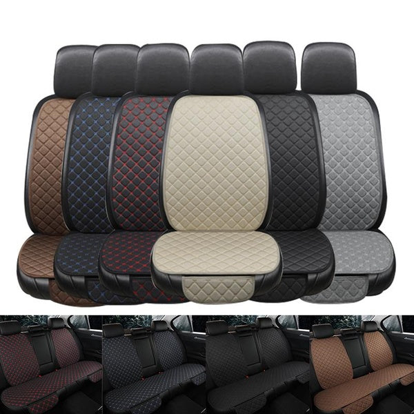 Car seat cover front-rear flax seat protect cushion automobile seat cushion protector pad car covers mat protect