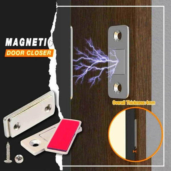 2pcs-Set Door Closer Magnetic Cabinet Catches Magnet Door Stops With Screw For Closet Cupboard Furniture Hardware
