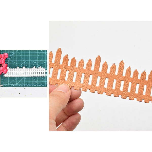 Fence Railing Cutting Dies Metal Die Cuts Stencil for DIY Scrapbooking Album Greeting Card Making Paper Crafts