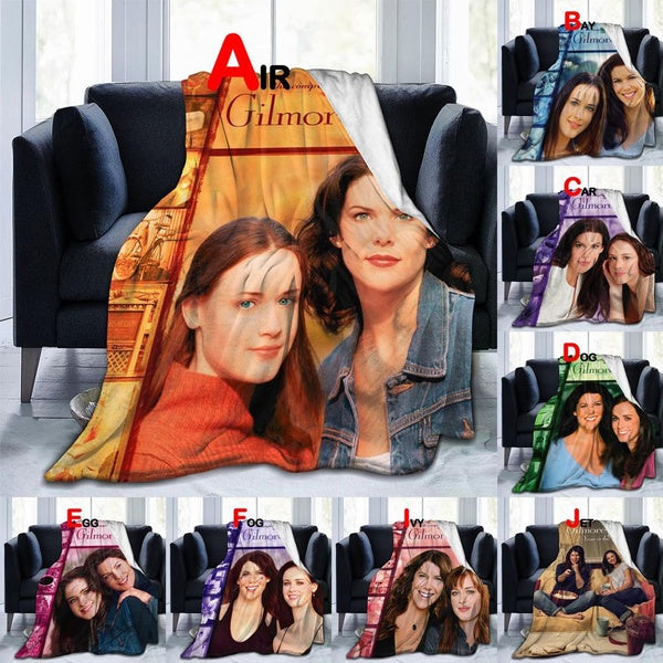 Rory and Lorelai Gilmore Girls Blankets for Beds Sofa Blanket Super Soft Winter Warm Plush Throw Blankets Flannel Blanket to My Daughter & Mom Gifts