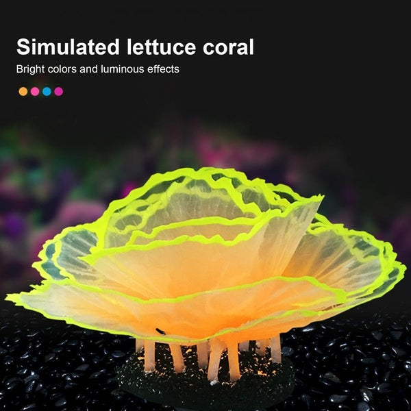 Artificial Coral Plant Silicone Plant Decorations For Fish Tank Silicone Aquarium Ornament Simulation Fish Tank Plants Landscape