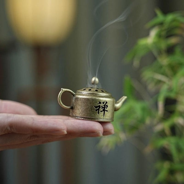 Alloy incense burner ornament office desktop home decorative ornaments metal crafts alloy incense burner