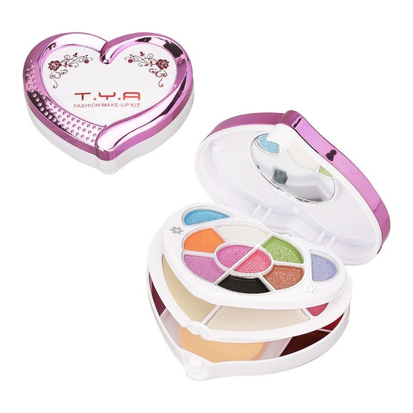 TYA-5025 Makeup Case Set Kit-Ultimate Color Combination-Holiday Gift Set Cosmetics Eye Shadow Lip Gloss Blush Combo Palette