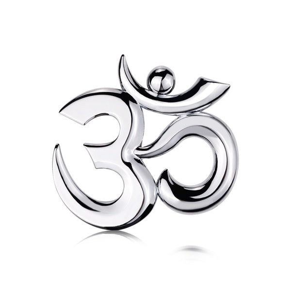 Noizzy Aum Om Yoga Signe Autocollant De Voiture Symbole Auto Moto Emblème Badge 100% 3D Métal Car Styling