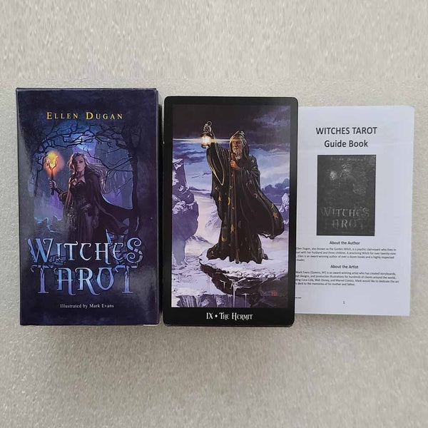 12x7 cm Witches Tarot 78 Cards Tarot Deck New Card Games Paper Manual