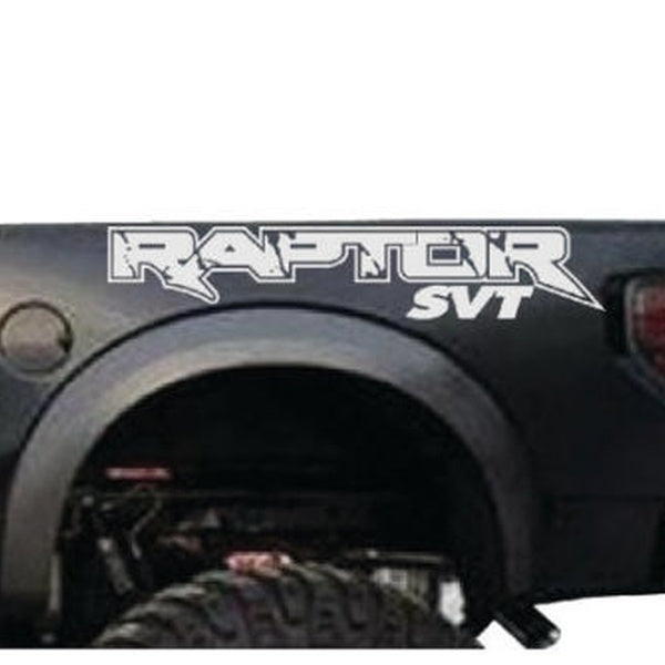 2Pcs-Set Ford F150 SVT RAPTOR - 2 decal kit logo, fits bedside, includes both sides