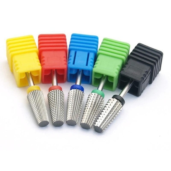 1pc Tungsten Carbide Electric Nail Drill Bit, Carbide 3 In 1 Position - Safe Removal of Acrylic or Hard Gel, 3-32" Handle Size for Electric Nail File