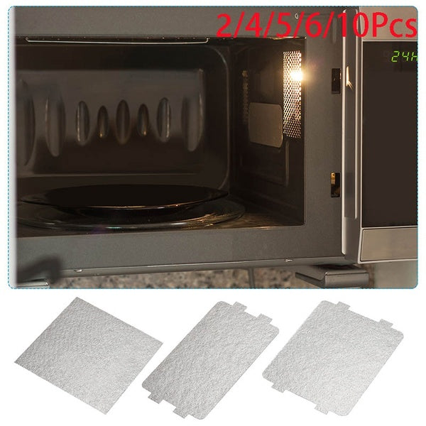 Microwave Oven Waveguide Cover Mica Plate Sheet Insulation Board Repairing Kit 4.5 x 2.5 Inch 2pcs
