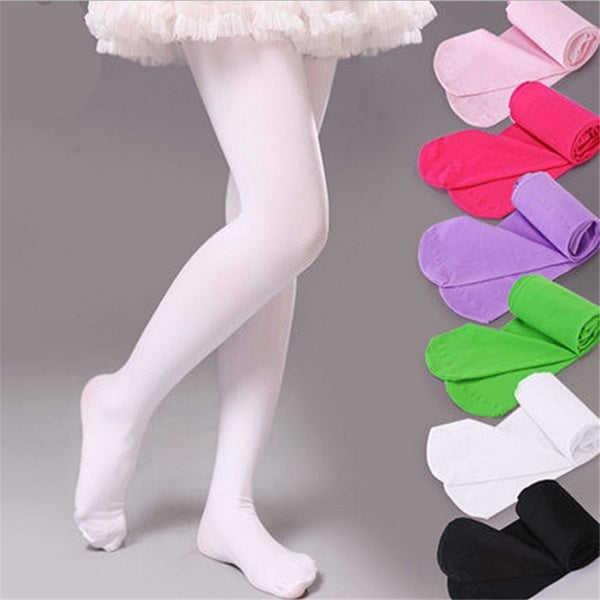 Fashion Girls Ballet Dance Velvet Socks Candy Color Kids Tights Stockings for 1 To 12 Years Old（15 Colors）