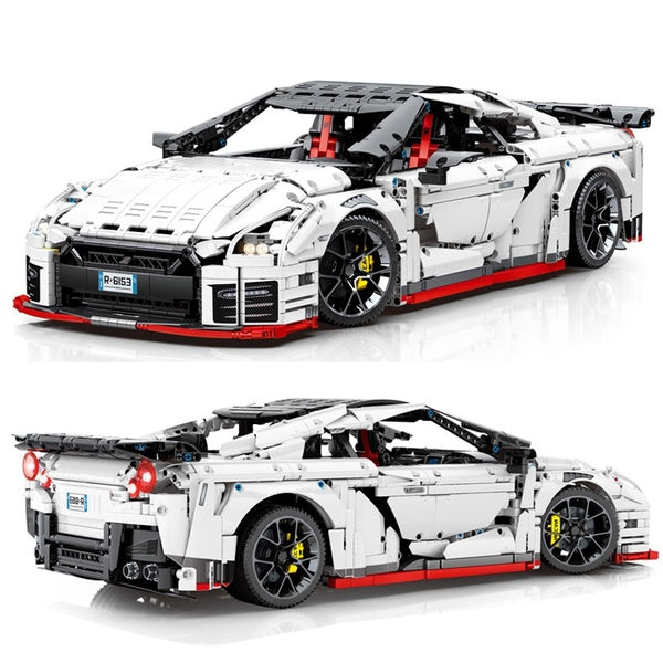 2021 New 4098Pcs MOC GTR Super Sport Car Racing Model Building Block Brick Educational Assembly Toy Children Boys Gift