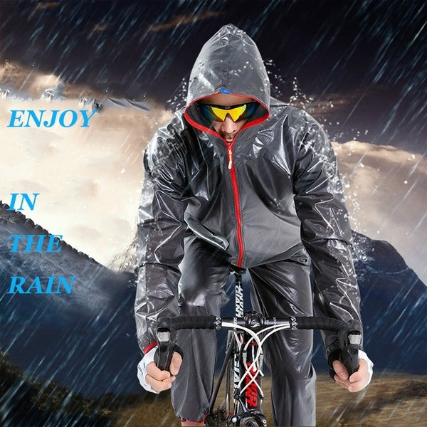 Riding Raincoat Sportswear Bicycle Raincoat Rain Pants Suit Outdoor Split Raincoat Mountain Bike Equipment
