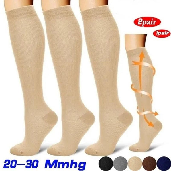 Universal Simple Compression Socks Women's Men's Compression Socks Knee Tall Socks Men's