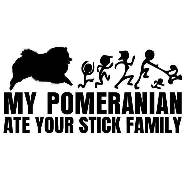 2pcs, Pomeranian Sticker Night Reflective Wall Home Decoration Stickers Vinyl Decal Car Stickers