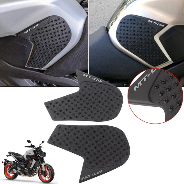 1Pair Motorcycle Anti Slip Tank Traction Side Pad Knee Grip Protective Sticker For Yamaha MT-09 FZ-09 2014 2015 2016 2017 2018 2019 2020