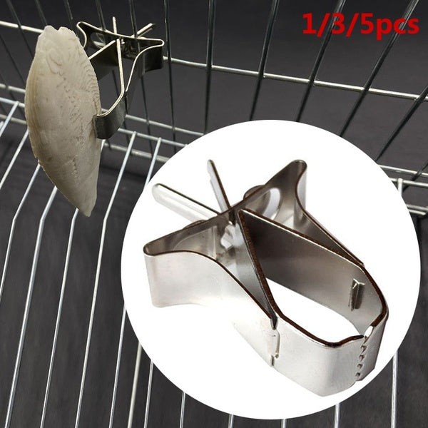 Pet Birds Feeder Bird Food Vegetable Fruits Holder Feeding Clip Feeder Devices For Pet Parrots