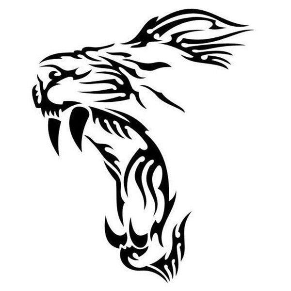 28X30CM YAWN LION Funny Vinyl Decals Motorcycle Car Stickers Car-styling