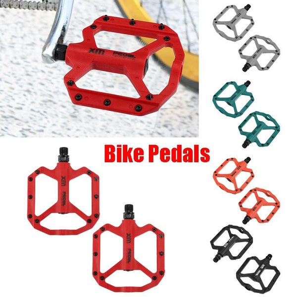 1 paire de pédales de VTT antidérapantes pédales de vélo plate-forme vélo pédales plates 9-16"