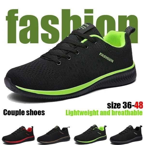 LANBOO New Fashion Men's Women's Running Shoes Sneakers Breathable Comfortable Non-slip Shoes Lightweight Tennis Shoes Casual Sport Shoes Plus Size 3