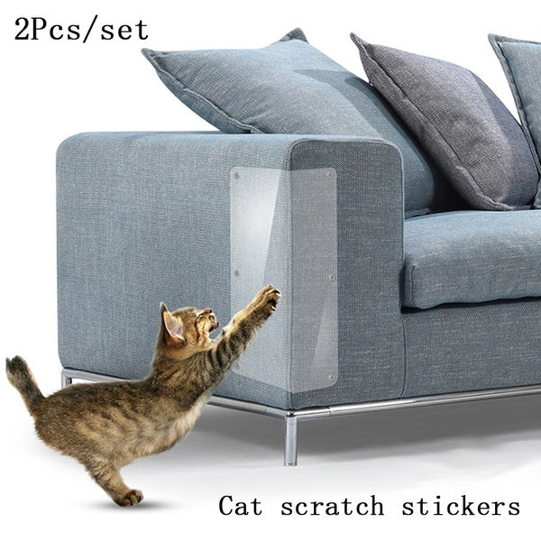 2Pcs Couch Guard Pet Cat Scratching Claw Protector Guard Mat Cats Scratching Post Furniture Sofa Claw Protector Pads For Sofa