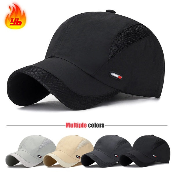 4 Colors New Fashion Outdoor Sport Baseball Cap Casual Snapback Hats For Men and Women,Quick-drying fabric mesh fabric sun hats