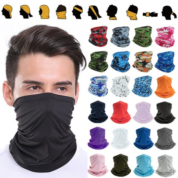Camouflage Magic Headscarf Multifunctional Neck Gaiter Sunscreen Neck Face Sacrves Fishing Windproof Tube Bandana Cycling Headdress