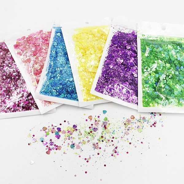 30g-bag Sequins diy material Glitter Face Eye Body Hair Tattoo Nail material Cosmetic Glitter Party decoration
