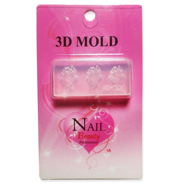 134 Designs 3D Acrylic Nail Silicone Molds Art DIY