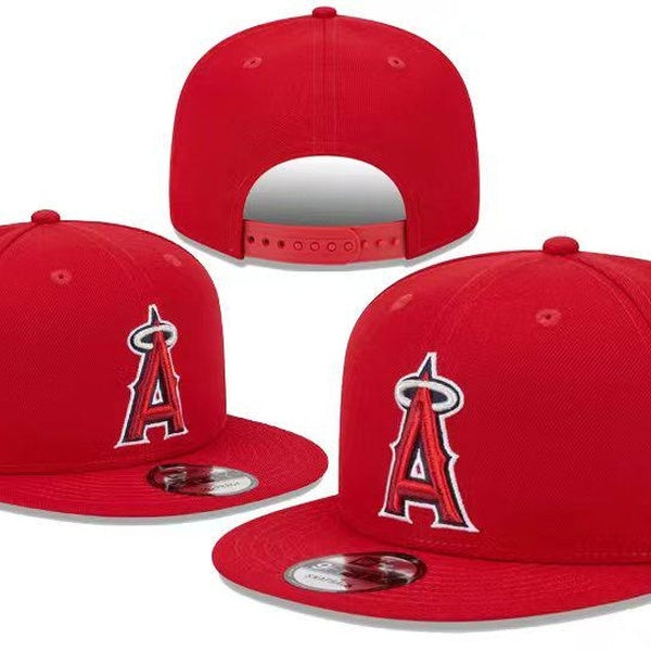 New Casual Flat Brim Hat Embroidery Adjustable Baseball Sport Hats Outdoor Strapback Snapback Red Cap Fashion Hip Hop Flat Caps