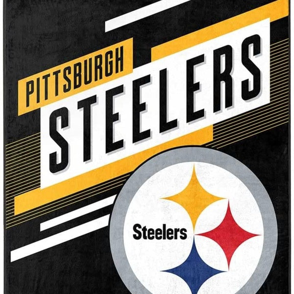 NFL Oversized Silk Touch Throw- Steelers (55"x 70")