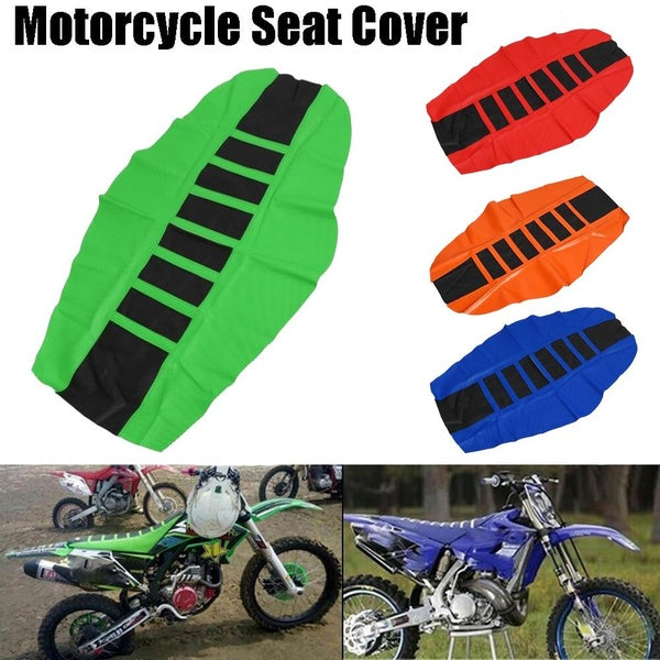 Motorcycle Faux Leather Soft Seat Cover Dirt Bike Leather Cushion Cover Universal