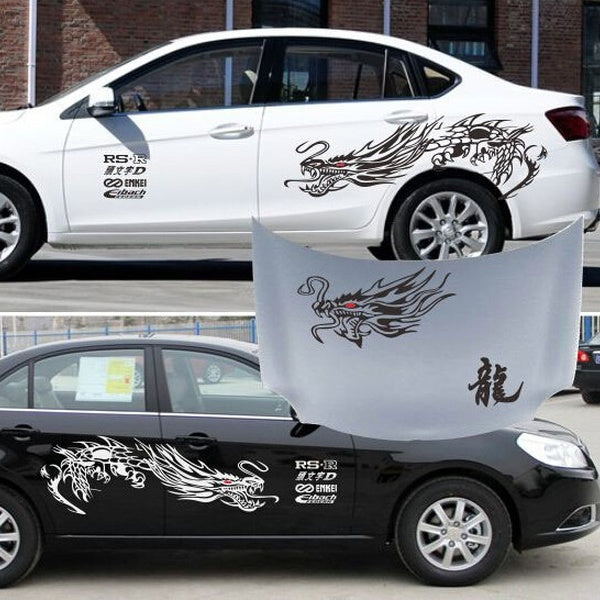 Personnalité Dragon Totem Cars Bonnet Hood and Body Decal Sticker (Size: 150 Cm* 44 Cm)( 2sides and Bonnet Hood)