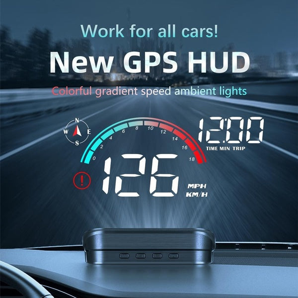Majesun Accurate M22 Real-time Driving Information with Car Electronics Digital Speedometer Universal GPS Overspeed Alert Suitable for All Vehicles