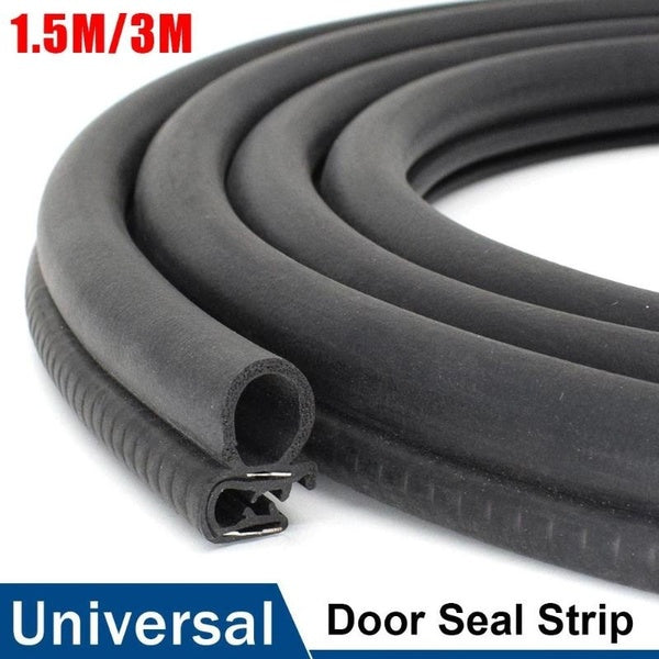 1.5M-3M Car Door EPDM Trim Seal Strip for Car Boat Truck RVs and Home Applications Sealing Universal Dustproof