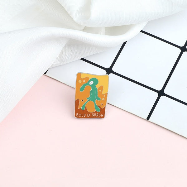 Art moderne Bold Brash Émail Broches Peinture Abstraite Style Broches Badges Chapeaux Sacs Vêtements Bijoux Décoration Cadeaux Pour Artistes