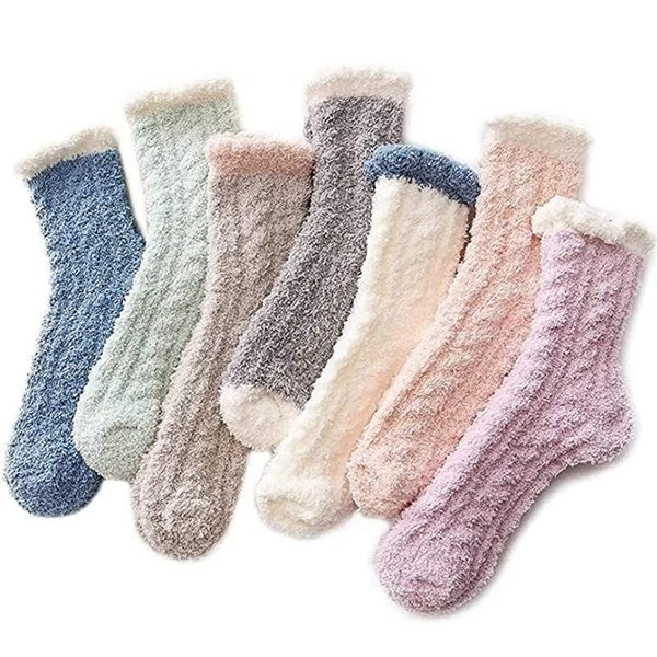 Fuzzy Socks for Women Fluffy Socks Cozy Socks Slipper Socks Fleece Sleeping Socks Warm Socks Soft Winter Socks