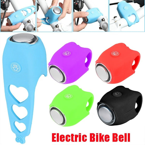 Electric Cycling Horn Bicycle Handlebar Bell Bicycle Horns Silicone for Mountain Bike