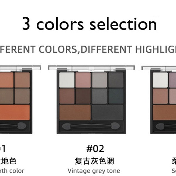 Health & Beauty Chic Makeup Set 10 Colors Full Color Matte Eyeshadow Purple Matte Smoky Eye Shadow Palette Smooth Eye Shadow Waterproof