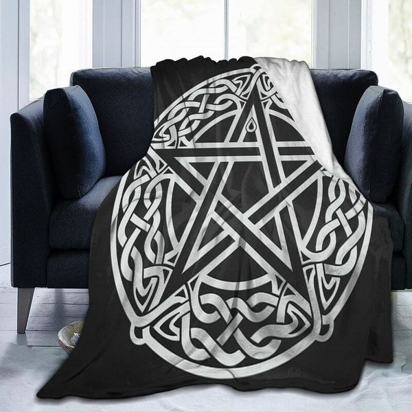 Newest Fashion Celtic Pentagram Series 3d Printed Blanket,Rectangle Blanket Flannel Blanket,Flannel Wearable Blanket,Warming Blanket,Throw Blanket fo
